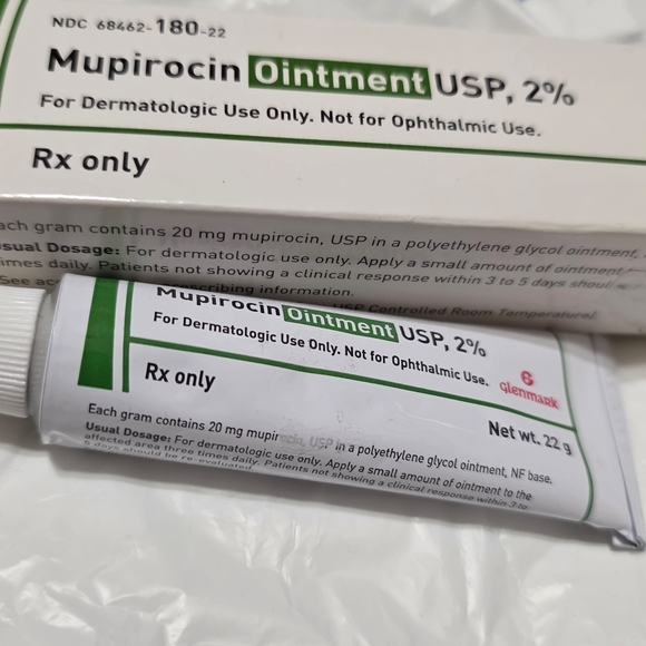 22 Gram Tubes Mupirocin CREAM for Bacteria Infection Pets & Humans NEW - Picture 3 of 3